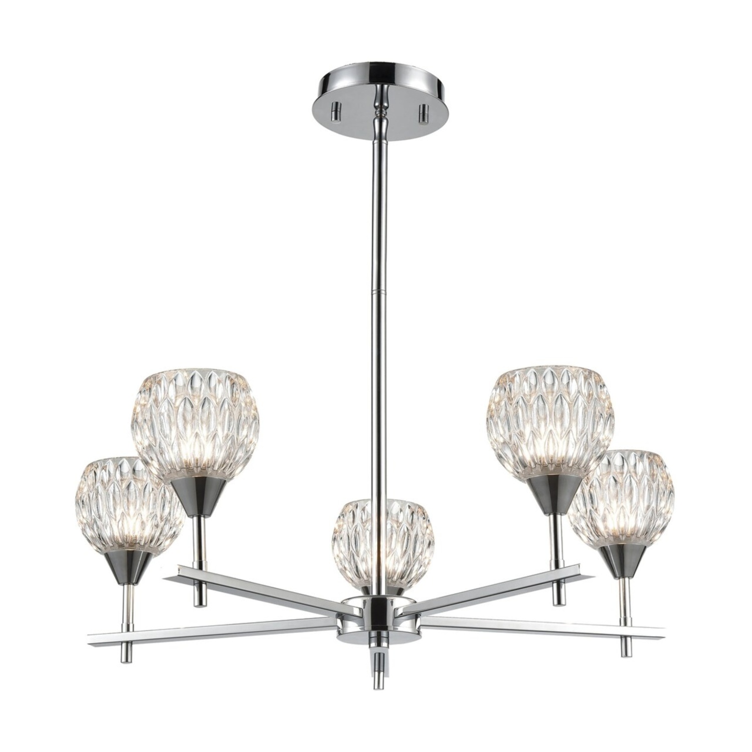Michaels Kersey Chandelier- Polished Chrome - image-5