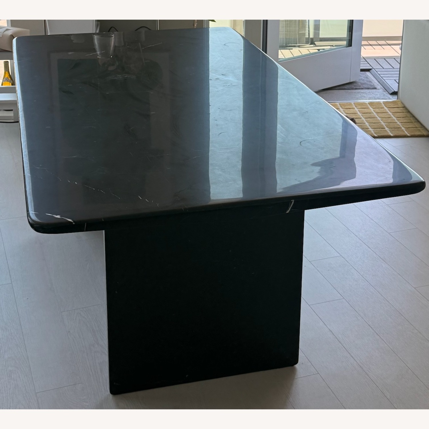 CB2 Kishi Black Dining Table - image-2
