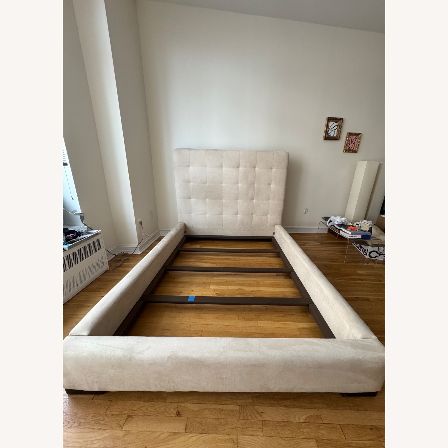 Z Gallerie Upholstered Platform Bed - AptDeco
