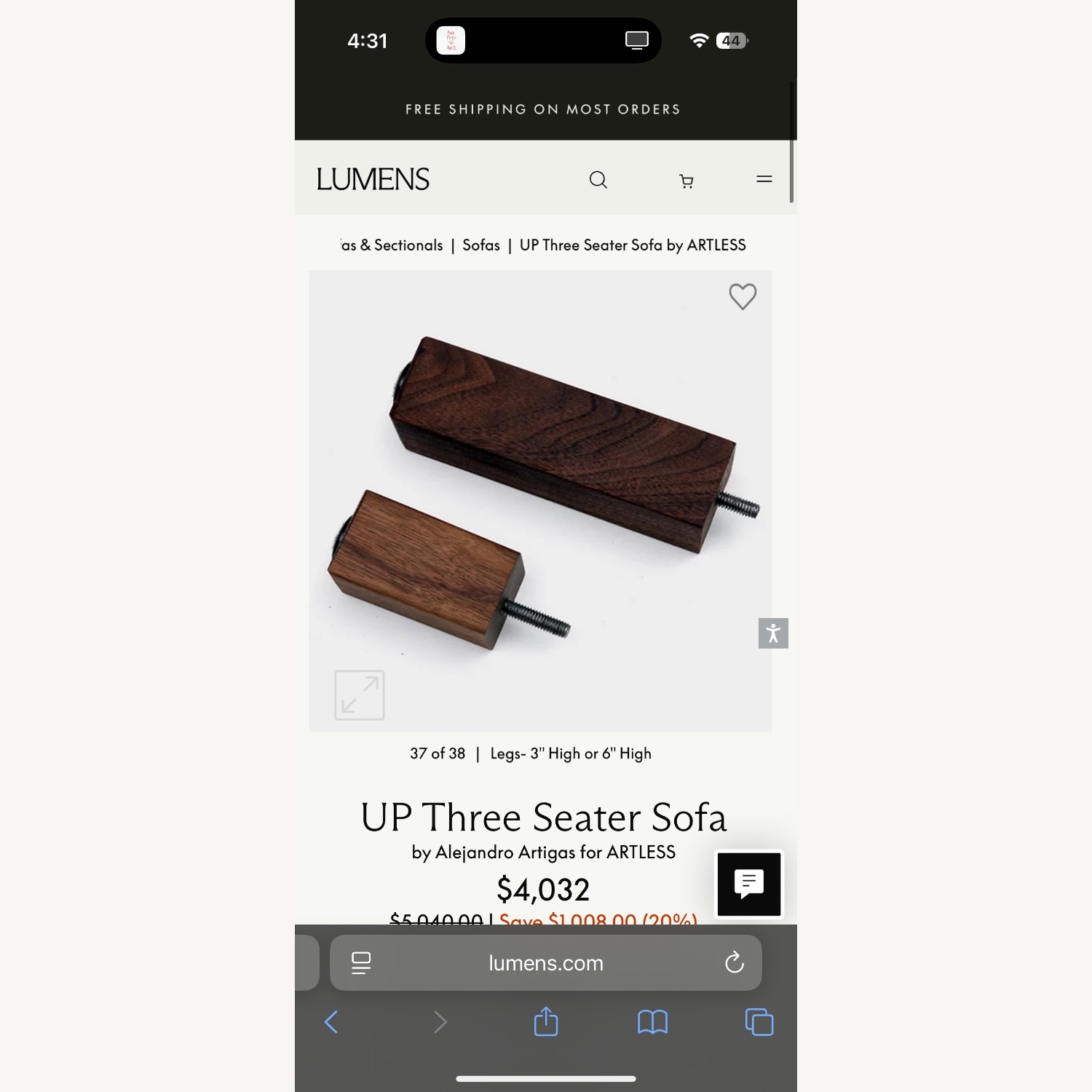 Artless 94” Upholstered 3 Seater Sofa - image-6