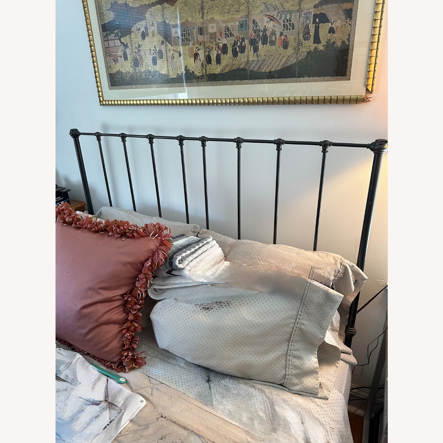 Pottery Barn Full Size Bed Frame - image-1