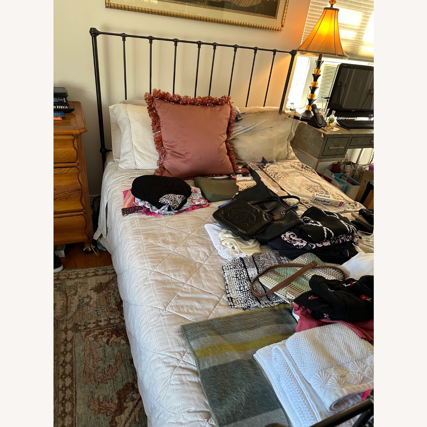 Pottery Barn Full Size Bed Frame - image-3