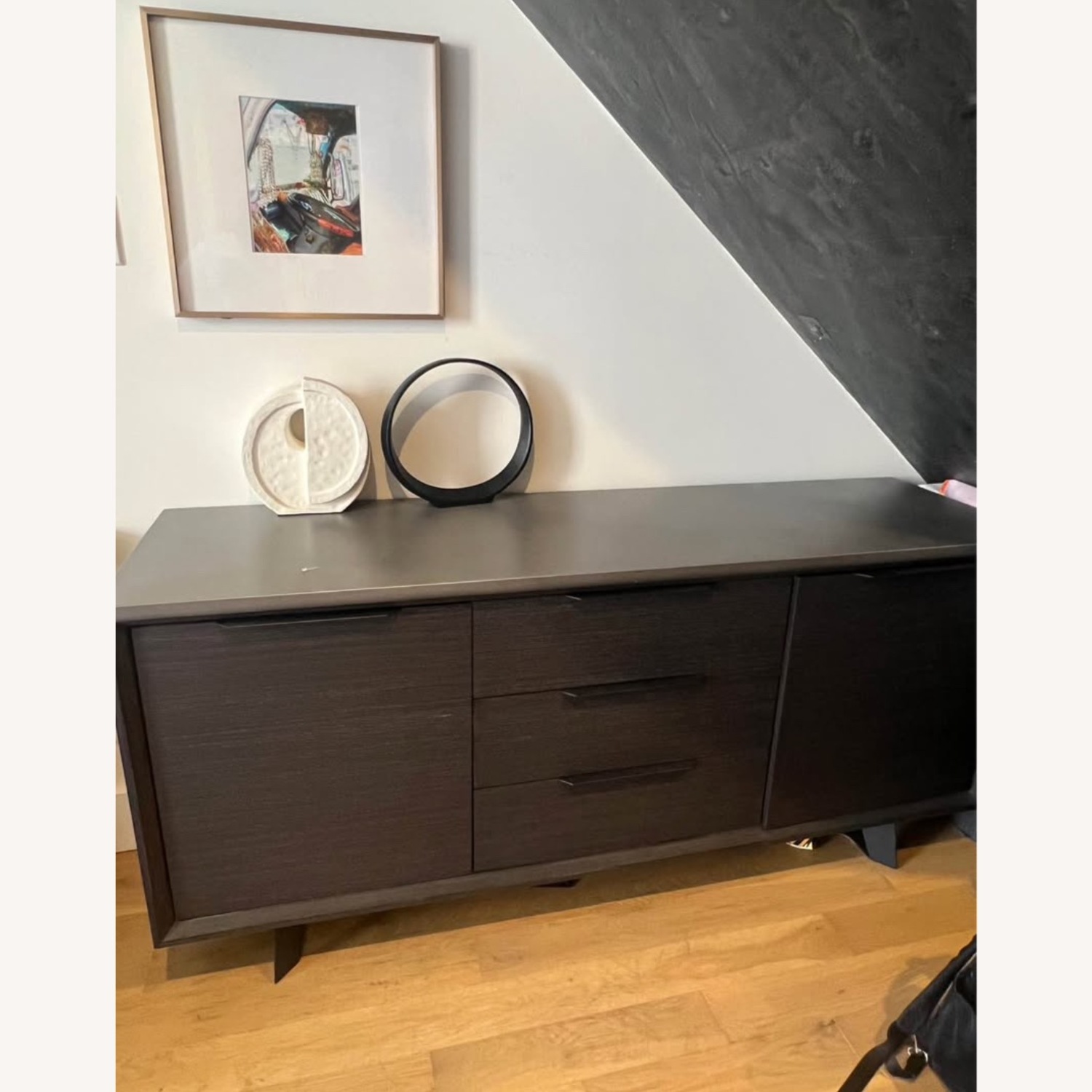 Concrete & Gray Oak Amsterdam Sideboard - image-1