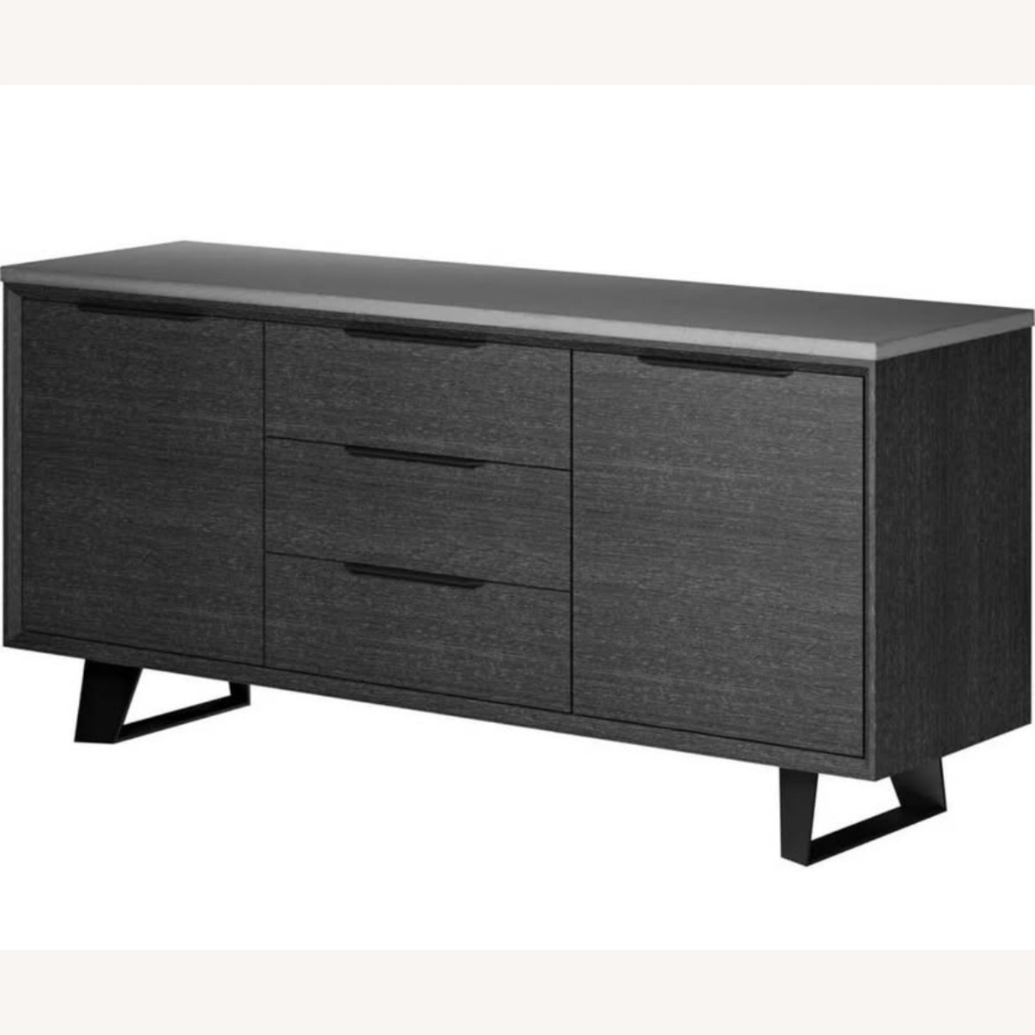 Concrete & Gray Oak Amsterdam Sideboard - image-3