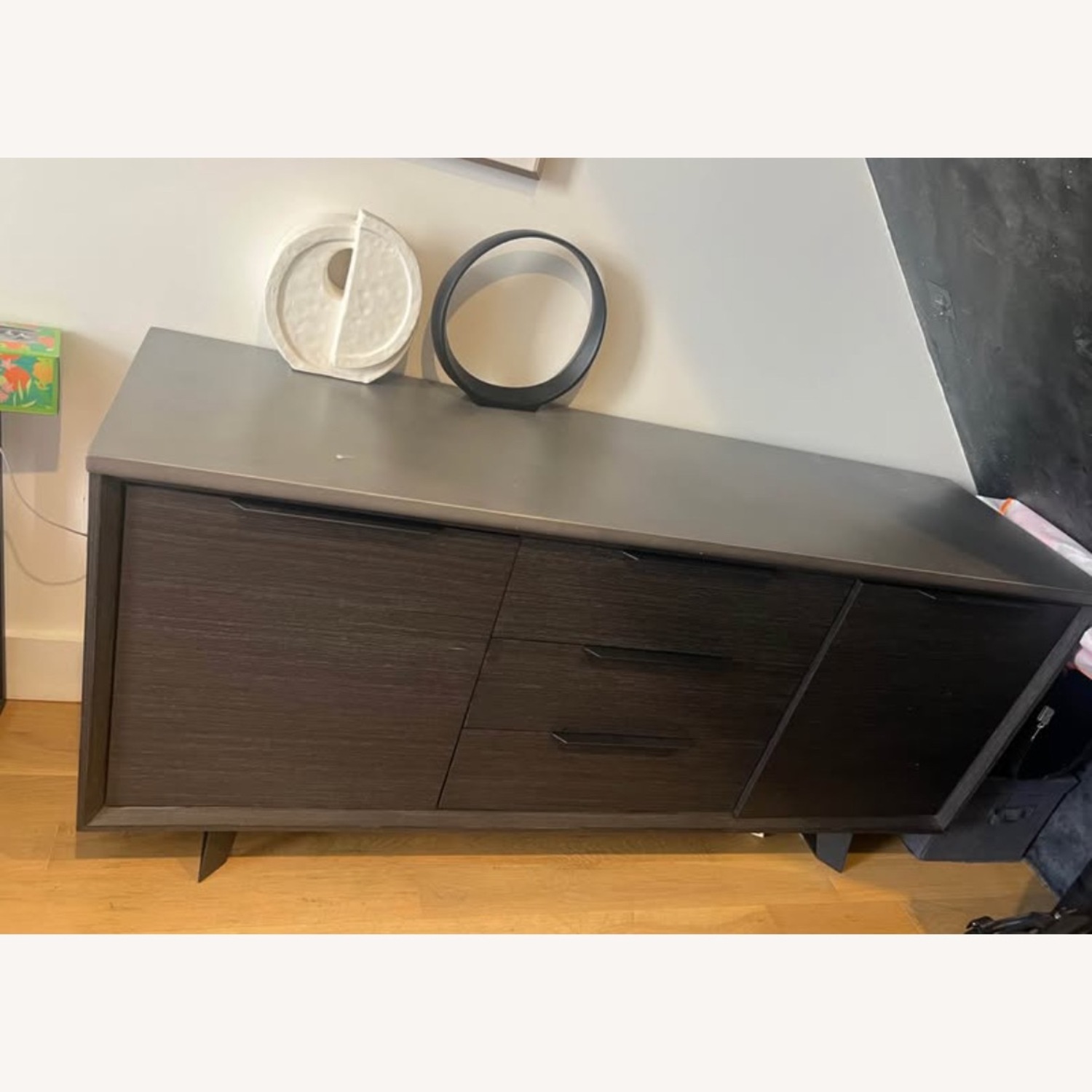 Concrete & Gray Oak Amsterdam Sideboard - image-2