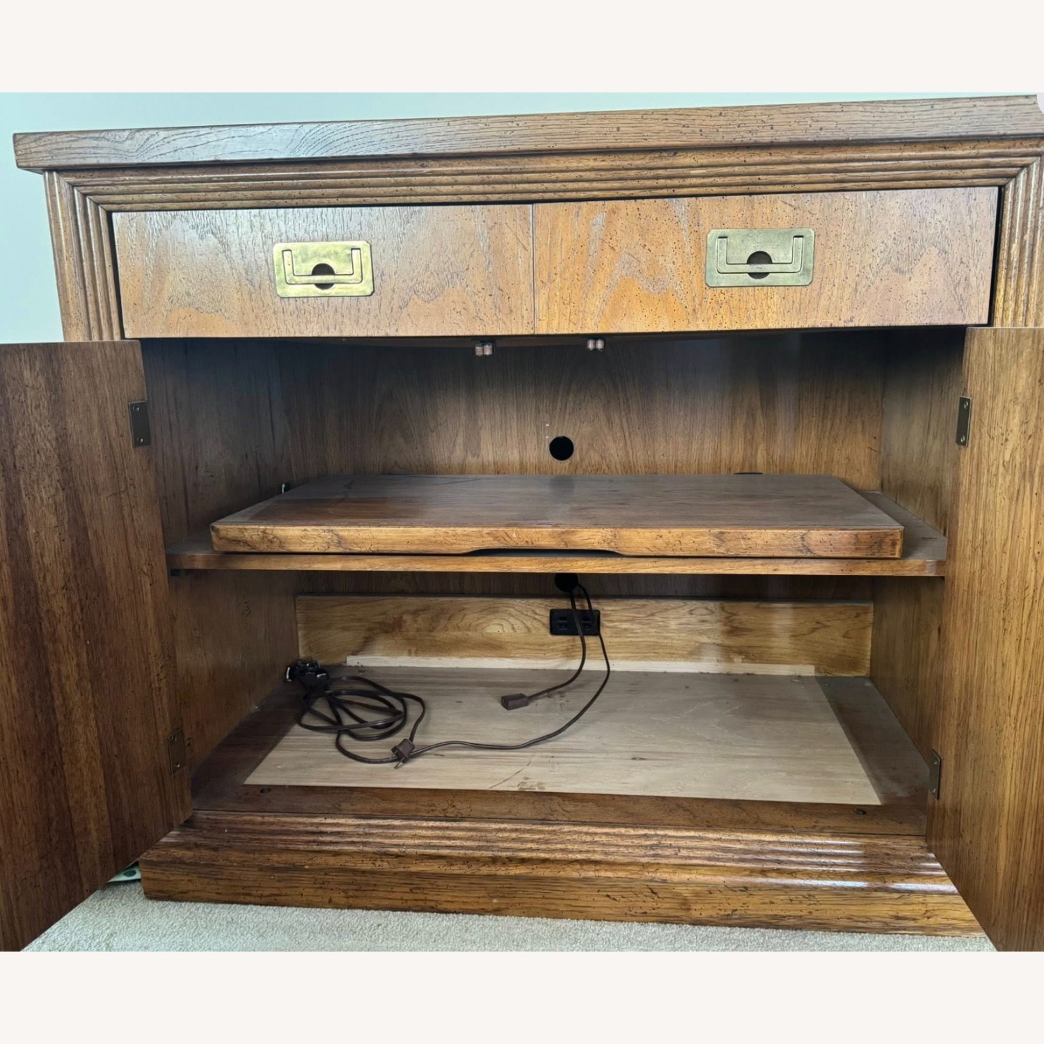 American of Martinsville Solid Wood Media Center - image-8