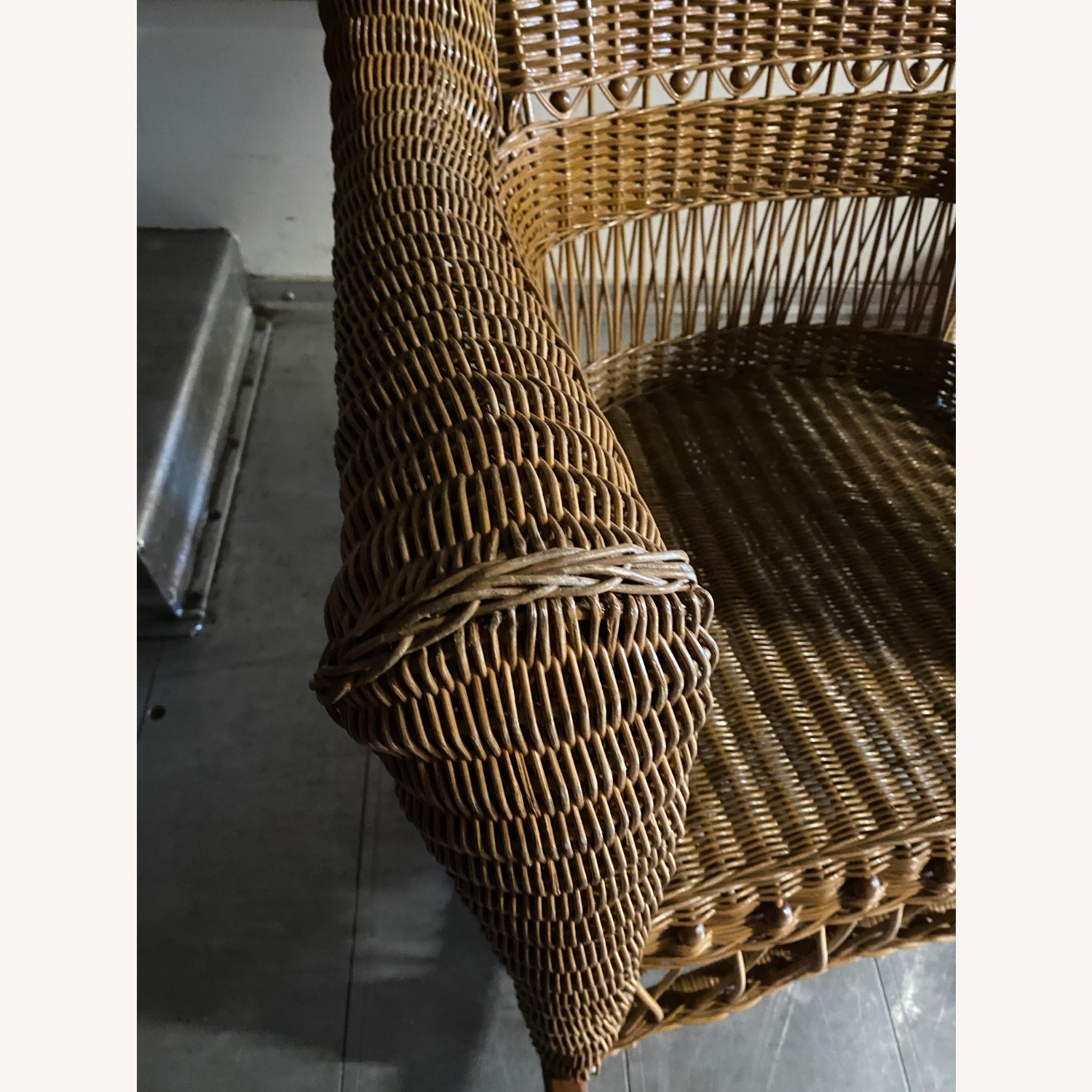 Wicker Rocking Chair - image-3