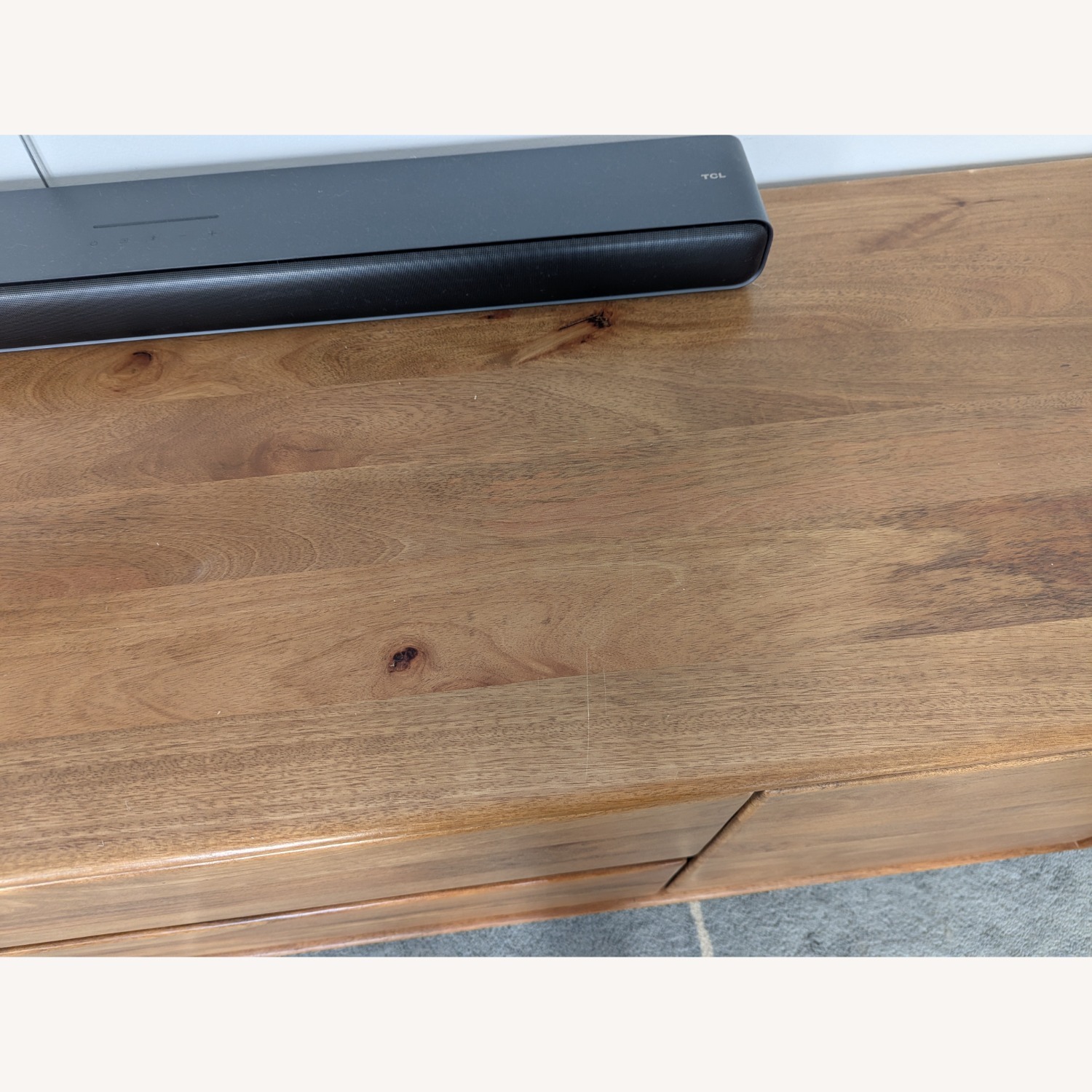 West Elm Anton Solid Wood 63" Buffet, Burnt Wax - image-7