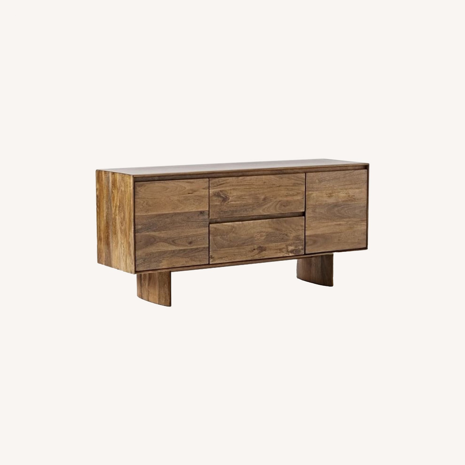 West Elm Anton Solid Wood 63" Buffet, Burnt Wax - image-4