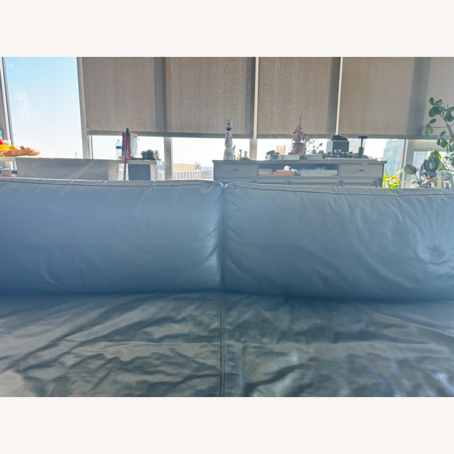 RH Leather Sofa-Chaise - image-10