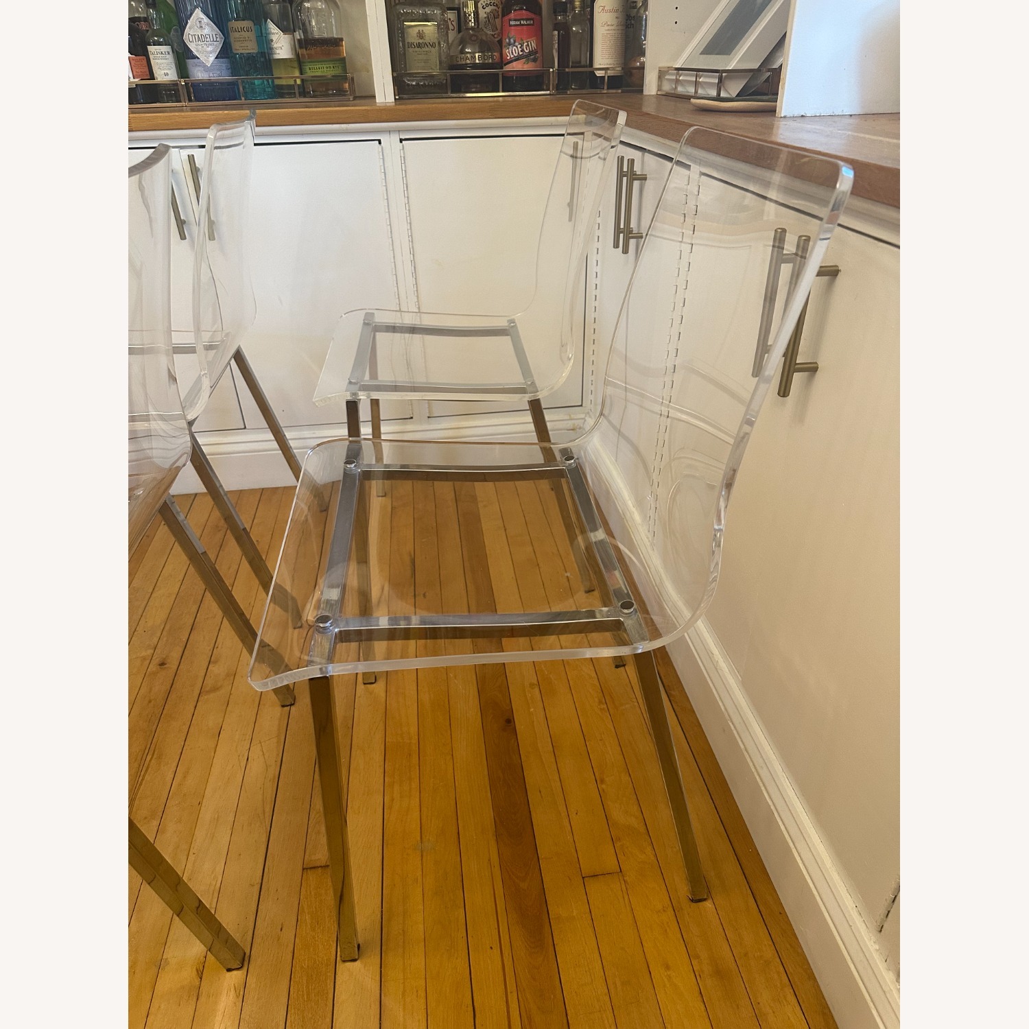 4x CB2 Vapor Dining Chairs - image-2