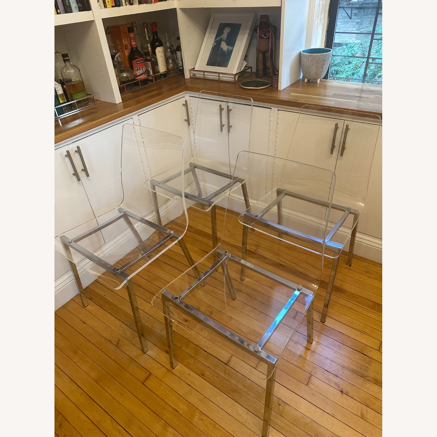 4x CB2 Vapor Dining Chairs - image-3