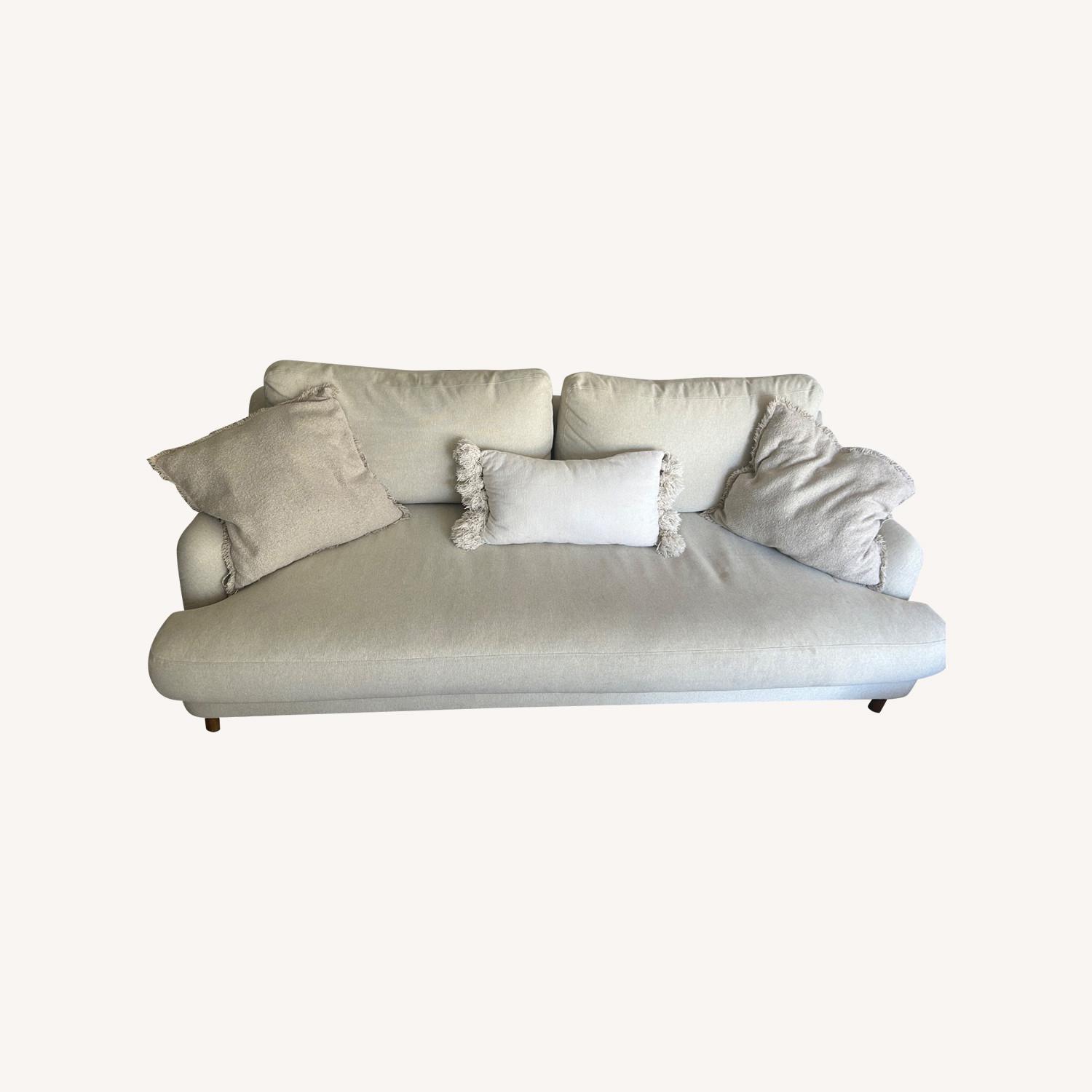 West Elm Ives Sofa Ivory - image-0