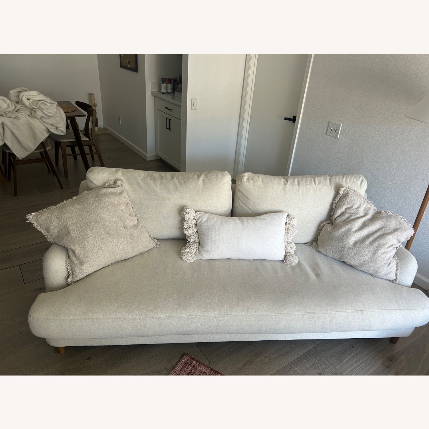West Elm Ives Sofa Ivory - image-1