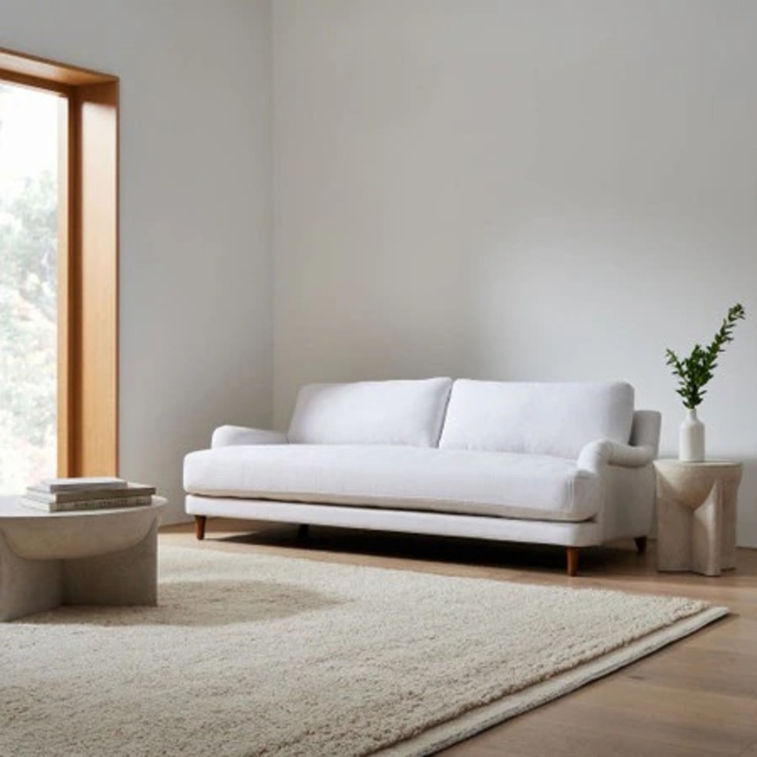 West Elm Ives Sofa Ivory - image-4