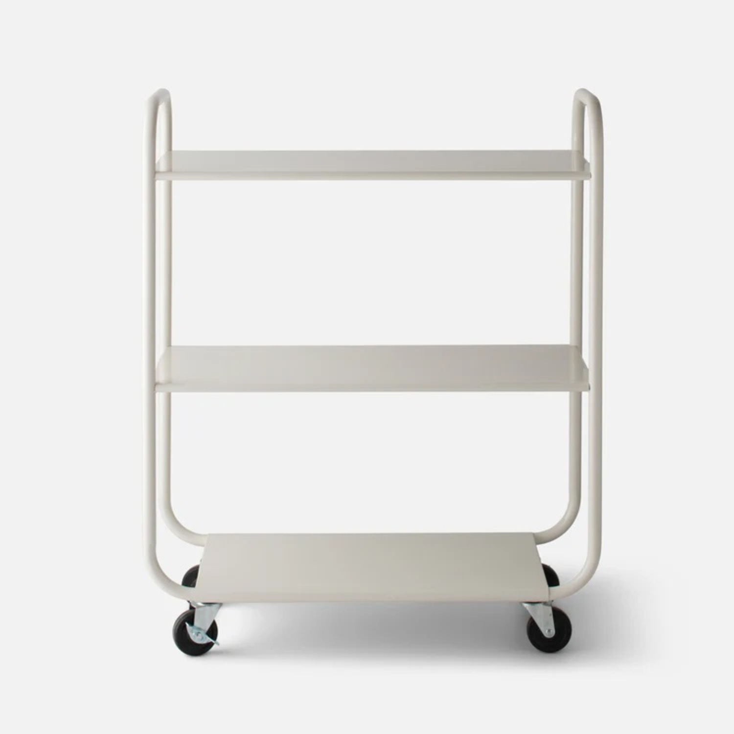 Schoolhouse White Medium Miller Utility Cart - image-0