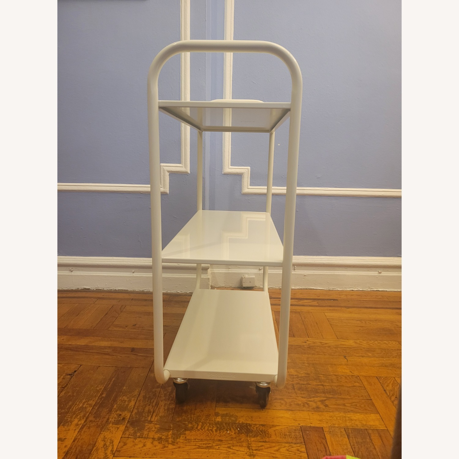 Schoolhouse White Medium Miller Utility Cart - image-1