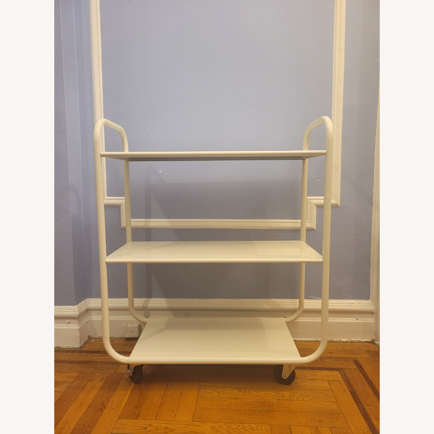 Schoolhouse White Medium Miller Utility Cart - image-2