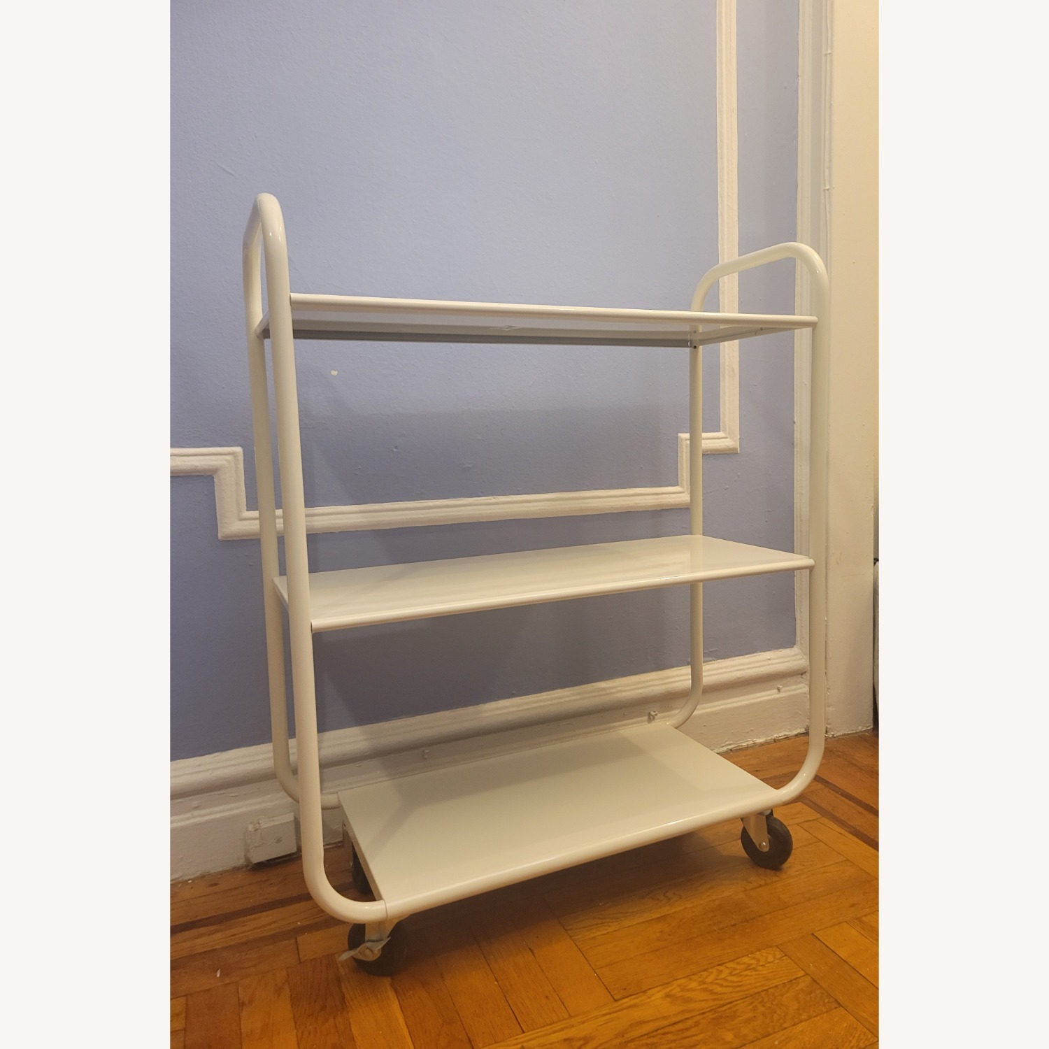 Schoolhouse White Medium Miller Utility Cart - image-3