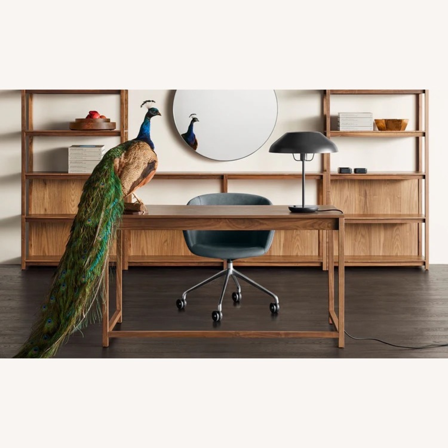 Blu Dot Open Plan Desk, Walnut - image-1