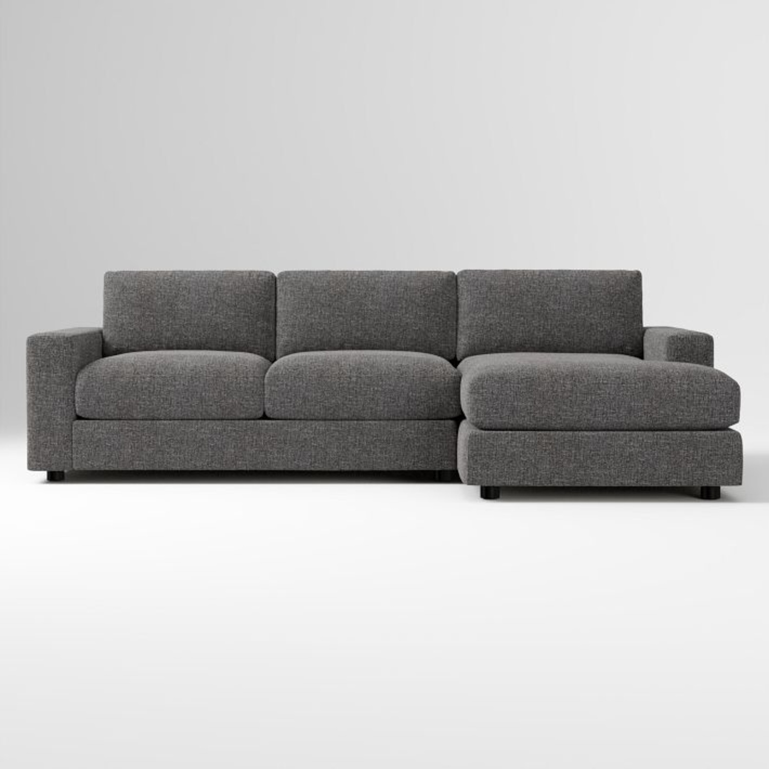 West Elm Urban 2-Piece Chaise Sectional 106" - image-5