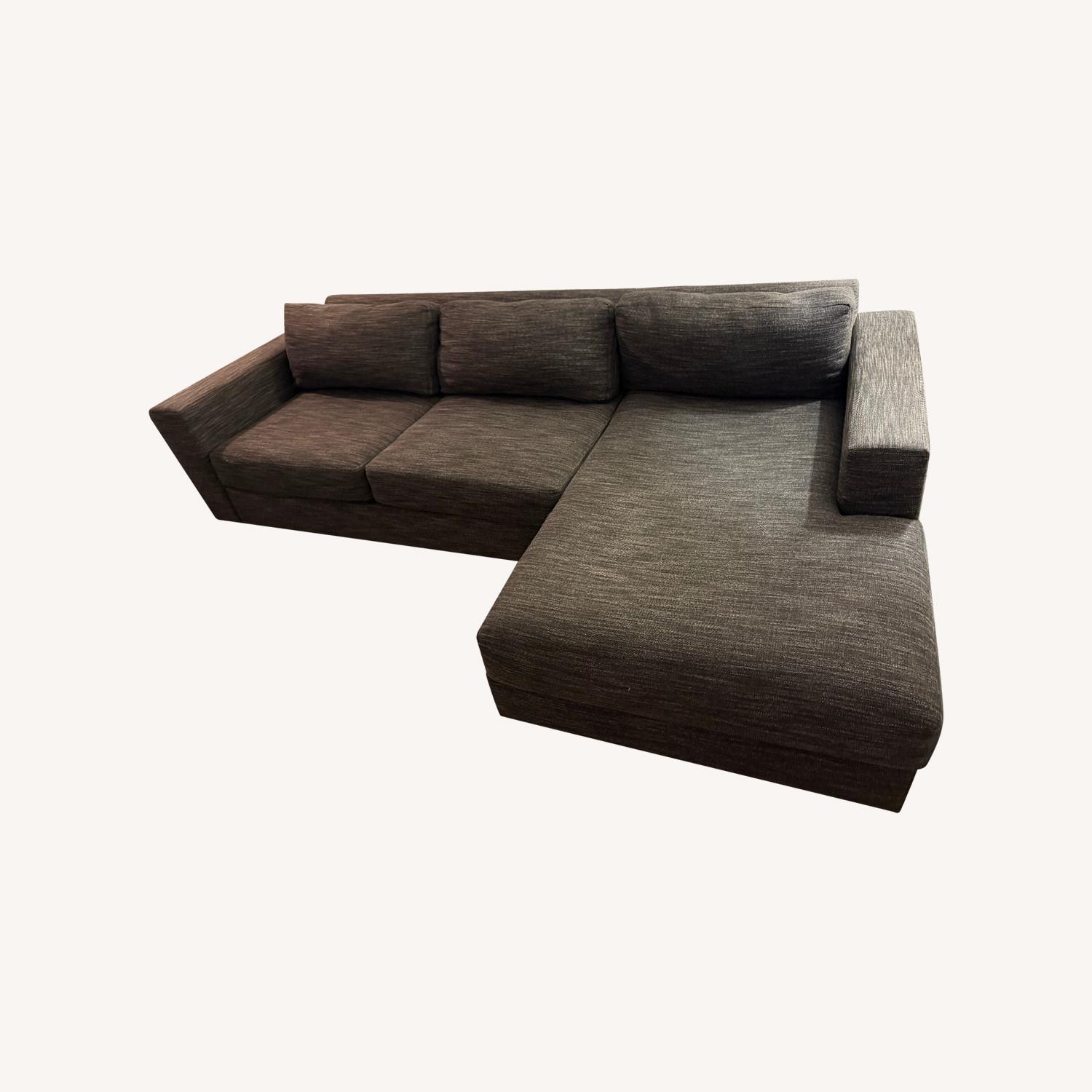West Elm Urban 2-Piece Chaise Sectional 106" - image-0