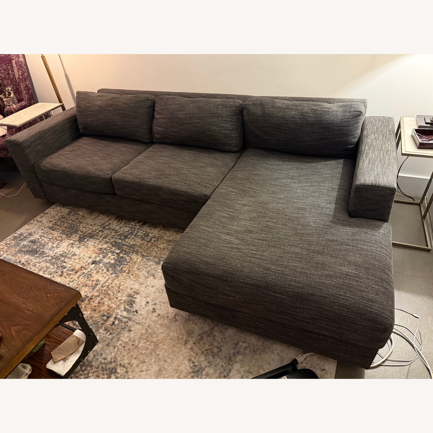 West Elm Urban 2-Piece Chaise Sectional 106" - image-2