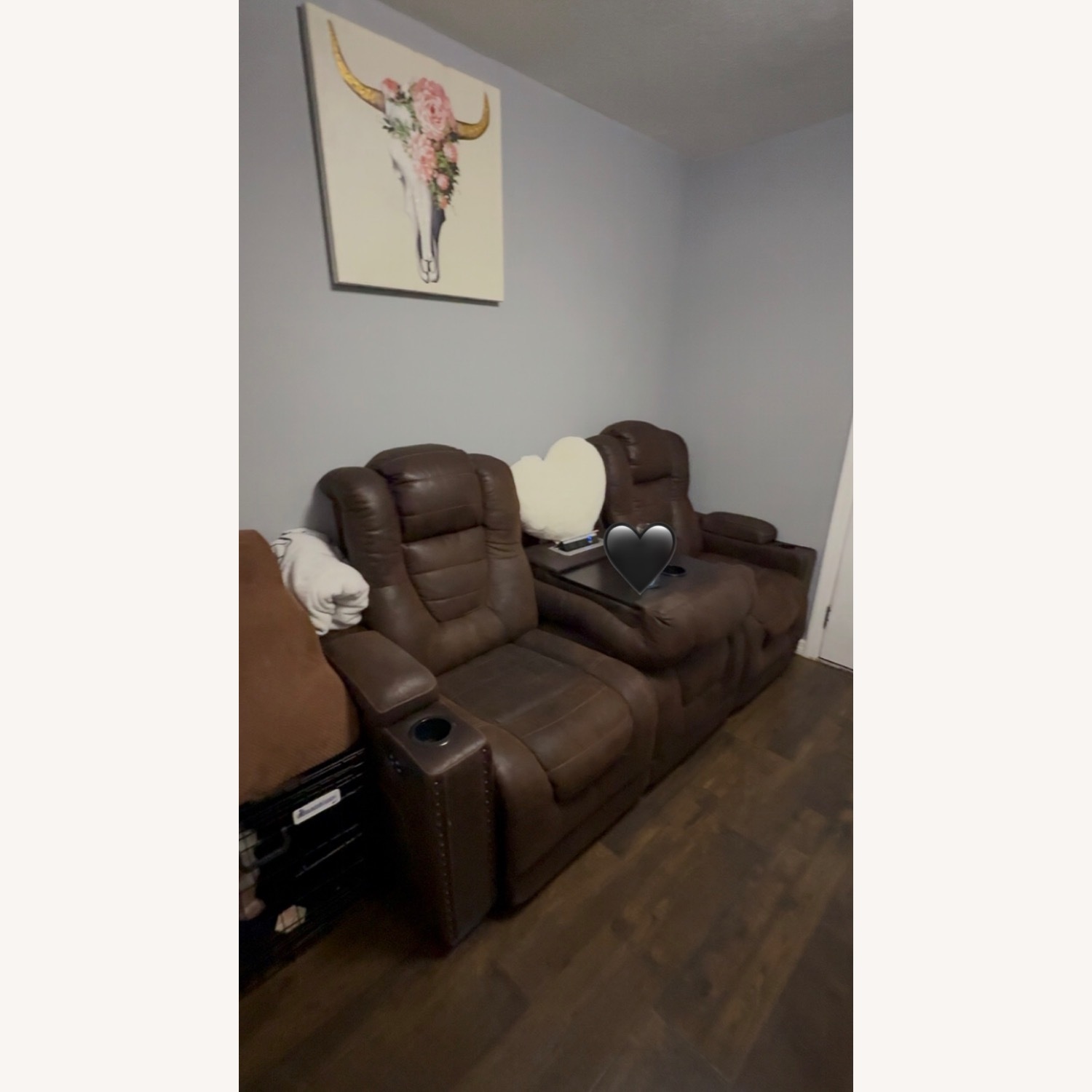 Eric Church Leather Sofa - image-1