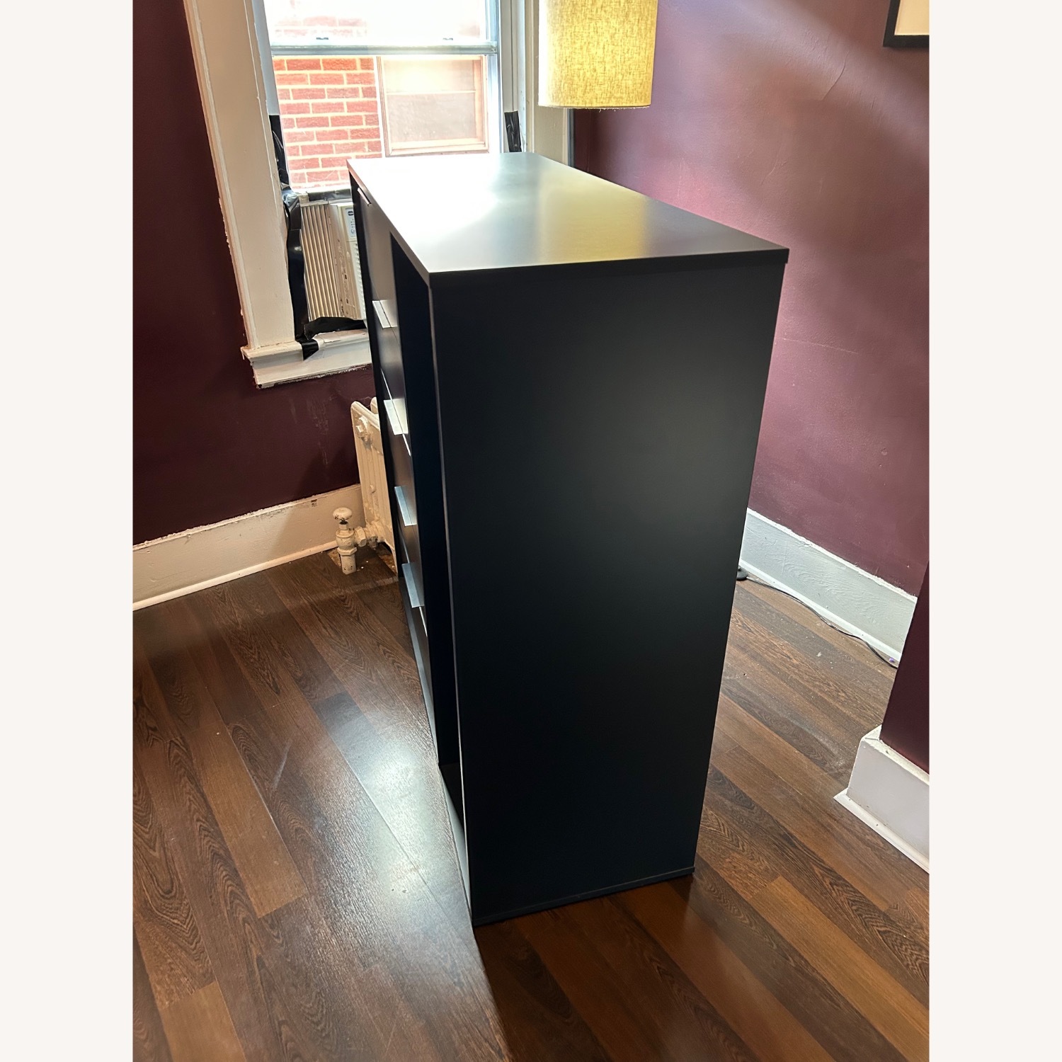 IKEA NORDMELA Blue Dresser with Clothes Rail - image-2