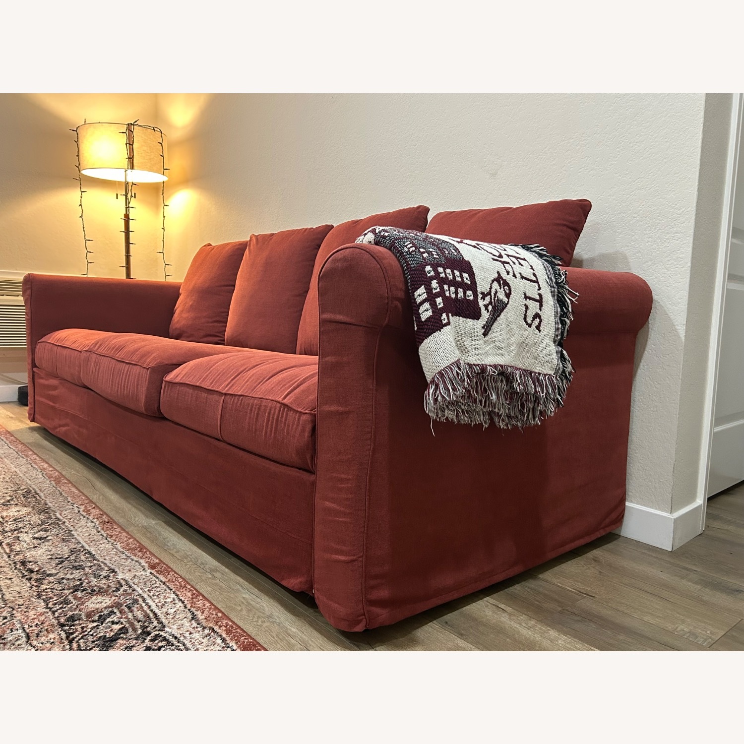 IKEA Harlanda Red Sofa - image-2