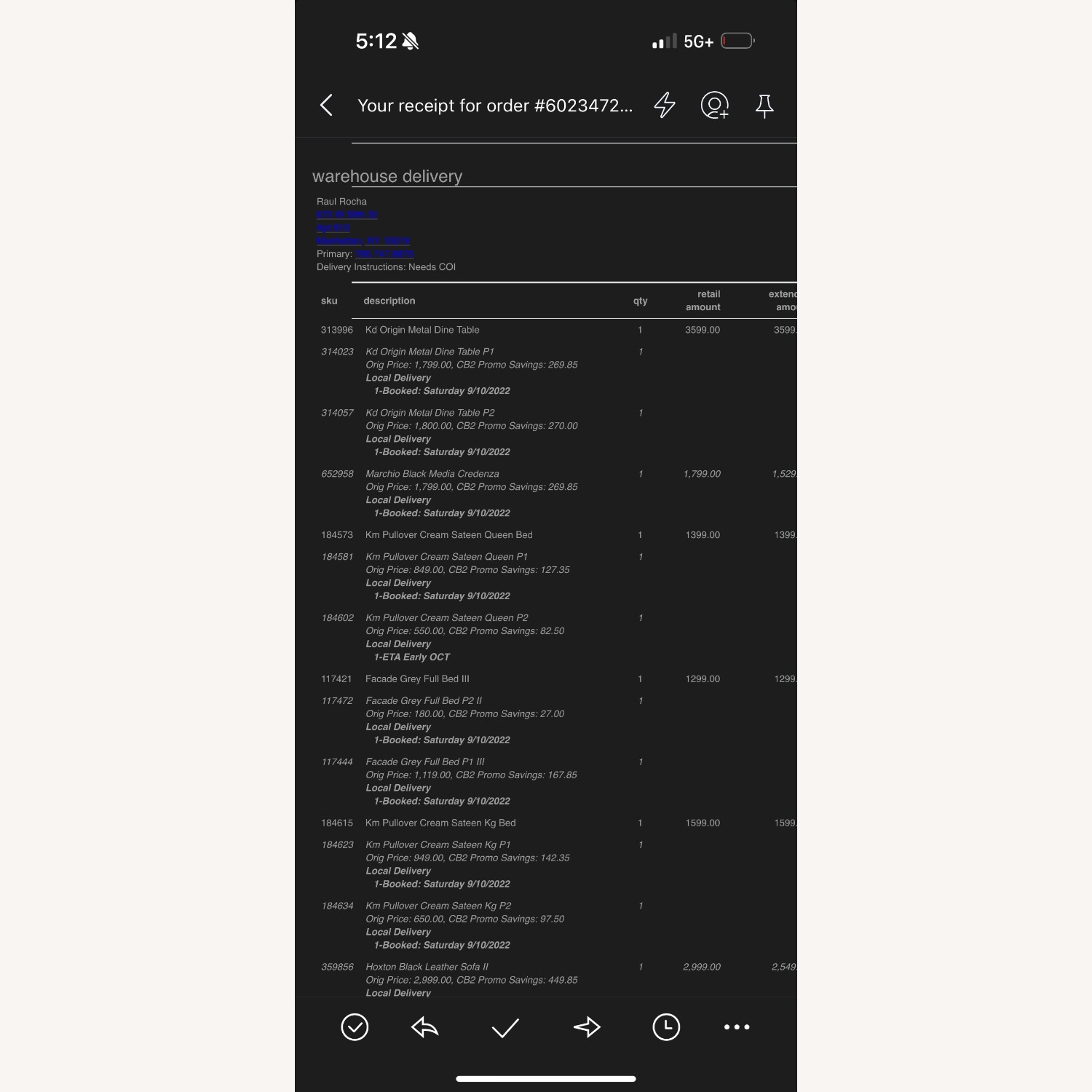 Marchino Cerused Black Wood Media Console - image-5