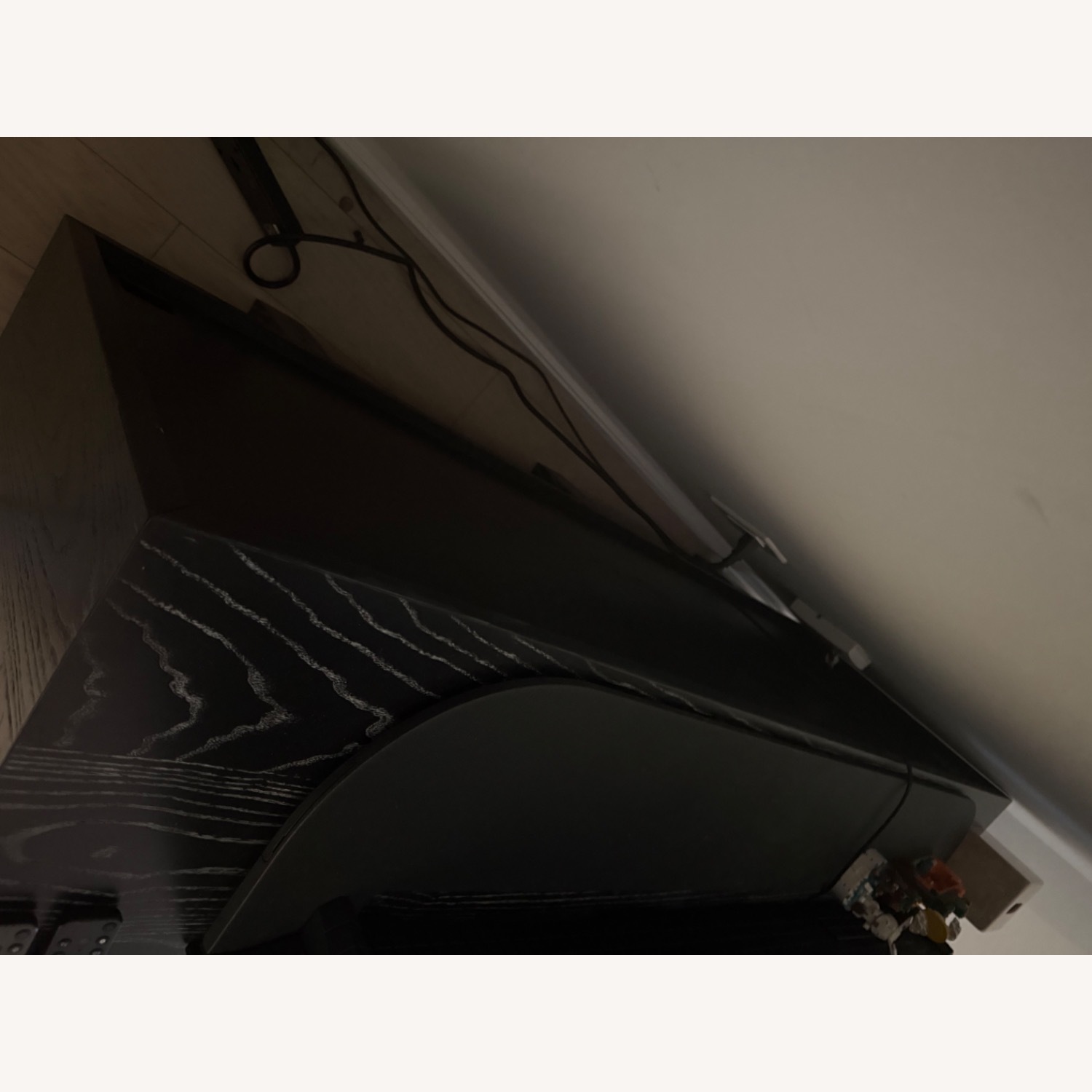 Marchino Cerused Black Wood Media Console - image-3