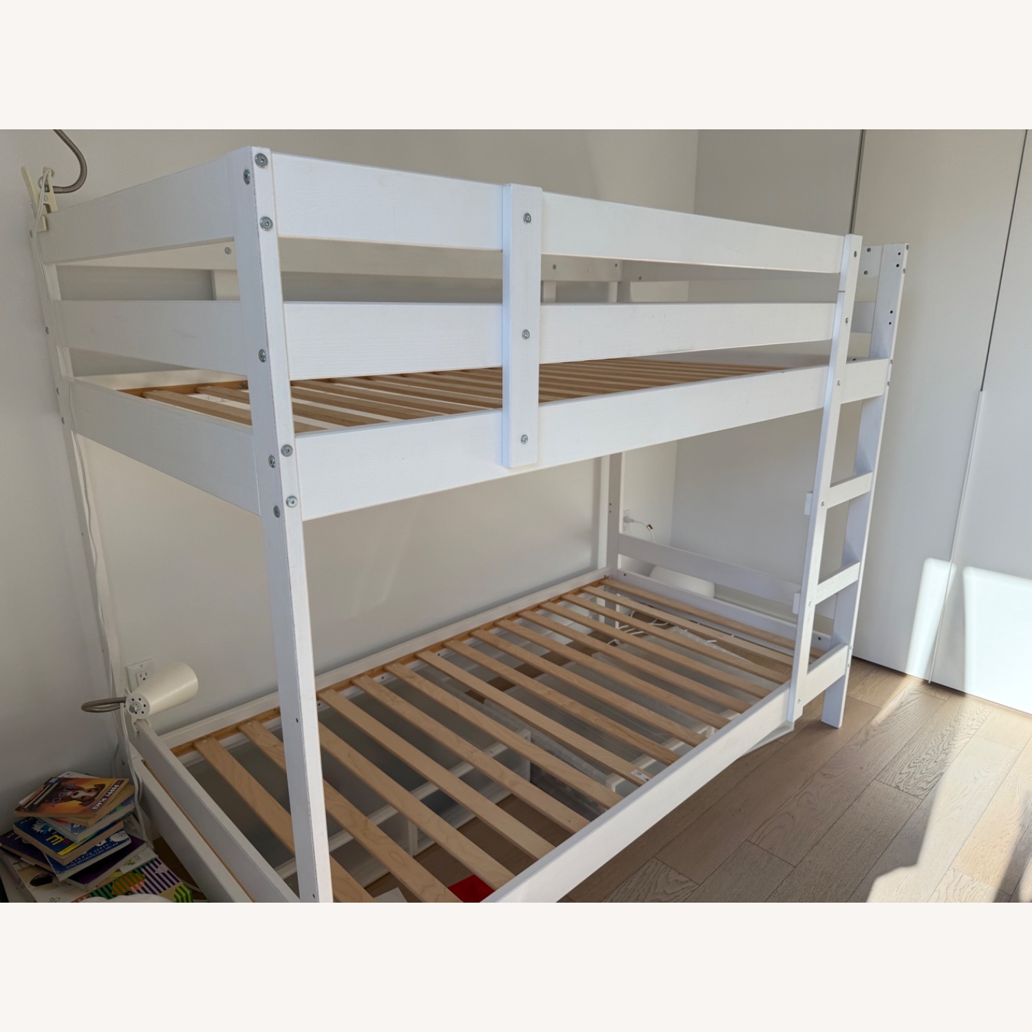 IKEA MYDAL Bunk Bed in White - image-5