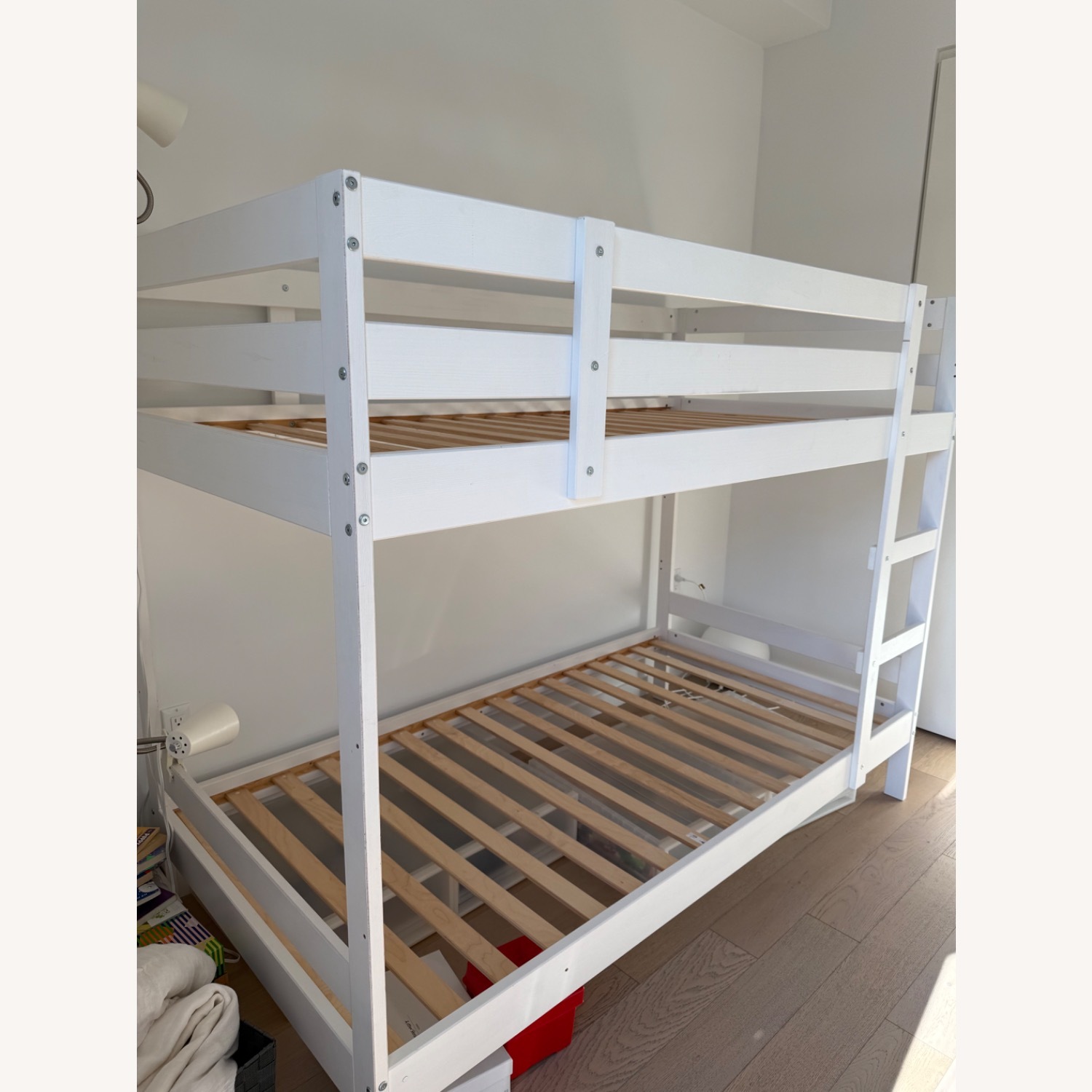 IKEA MYDAL Bunk Bed in White - image-4