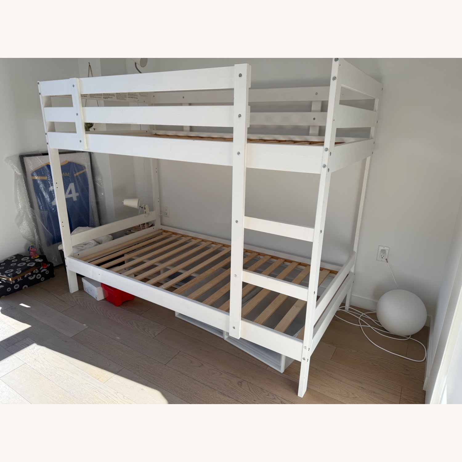IKEA MYDAL Bunk Bed in White - image-6