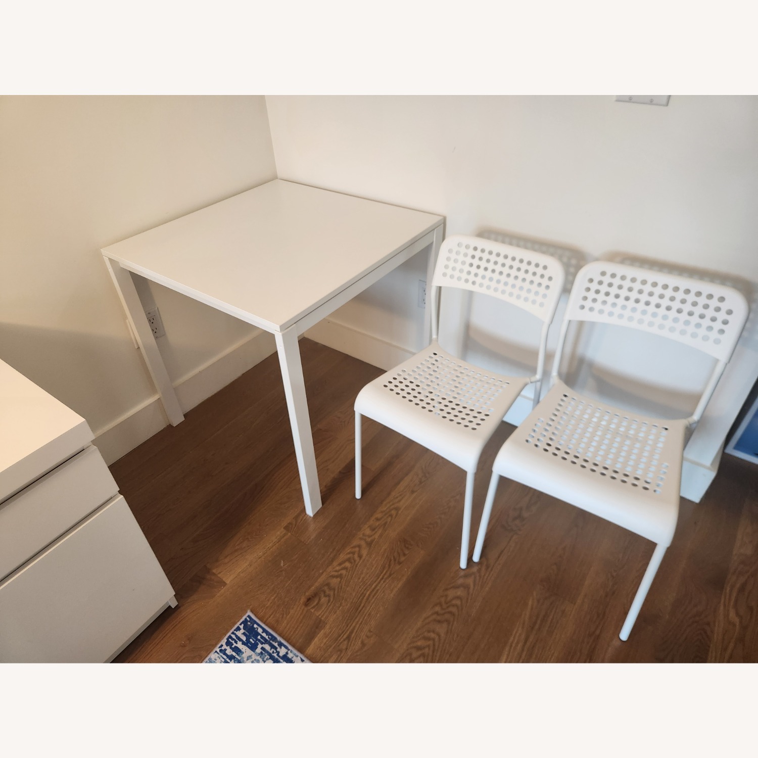 IKEA MELLTORP / ADDE Table and 2 Chairs - image-1