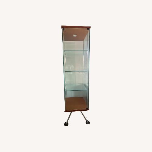 Used Maurice Villency Glass Display Cabinet for sale on AptDeco