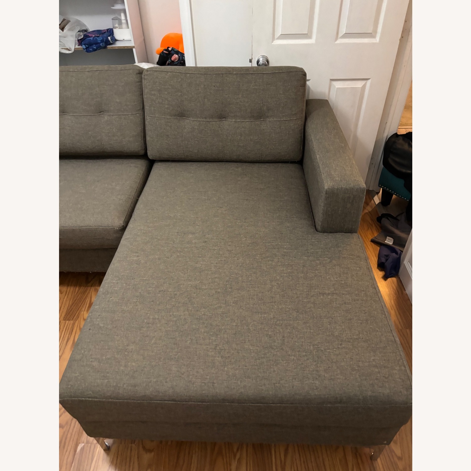 Gray L Shape Couch - image-3