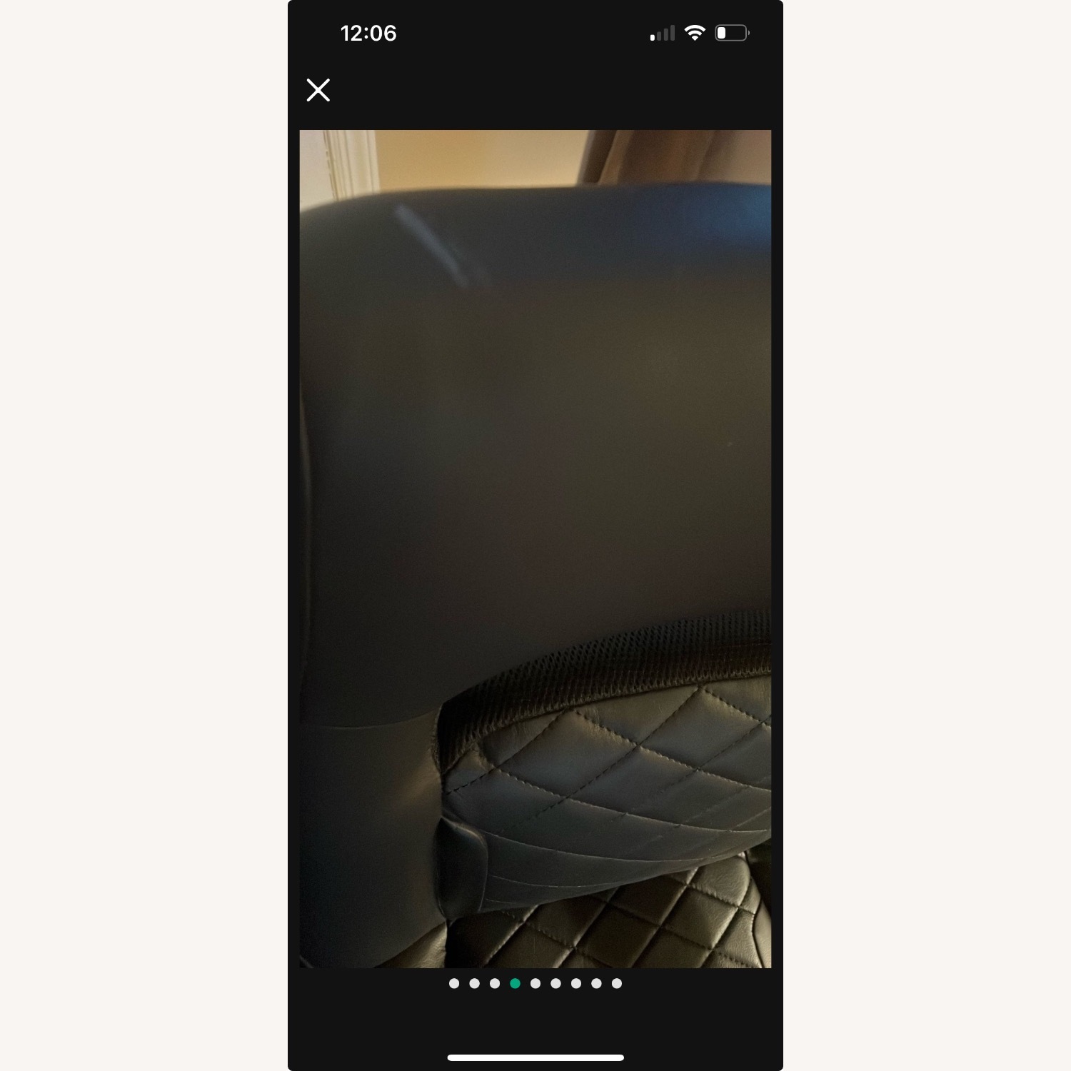 Black Leather Office Chair - image-6