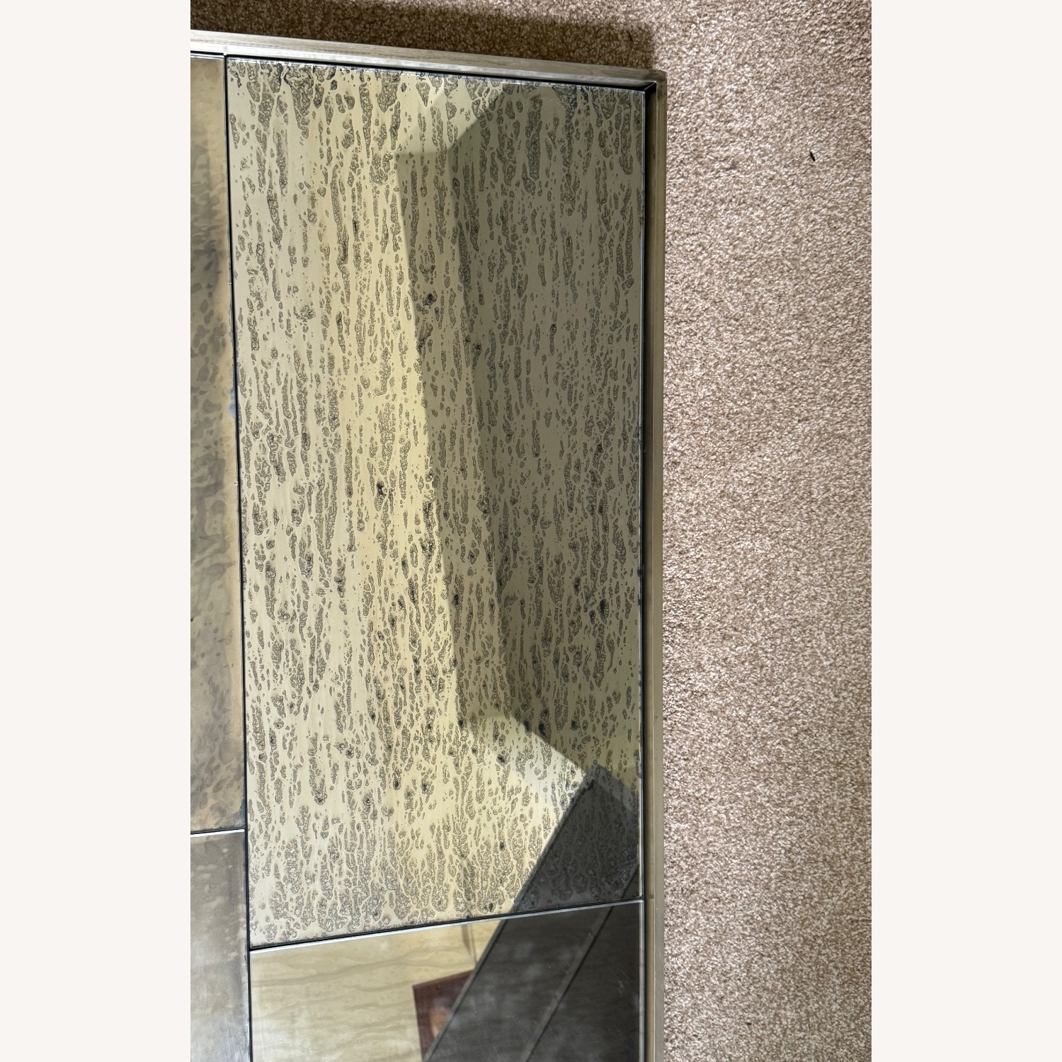 Pottery Barn Antiqued Patchwork Wall Mirror - image-4