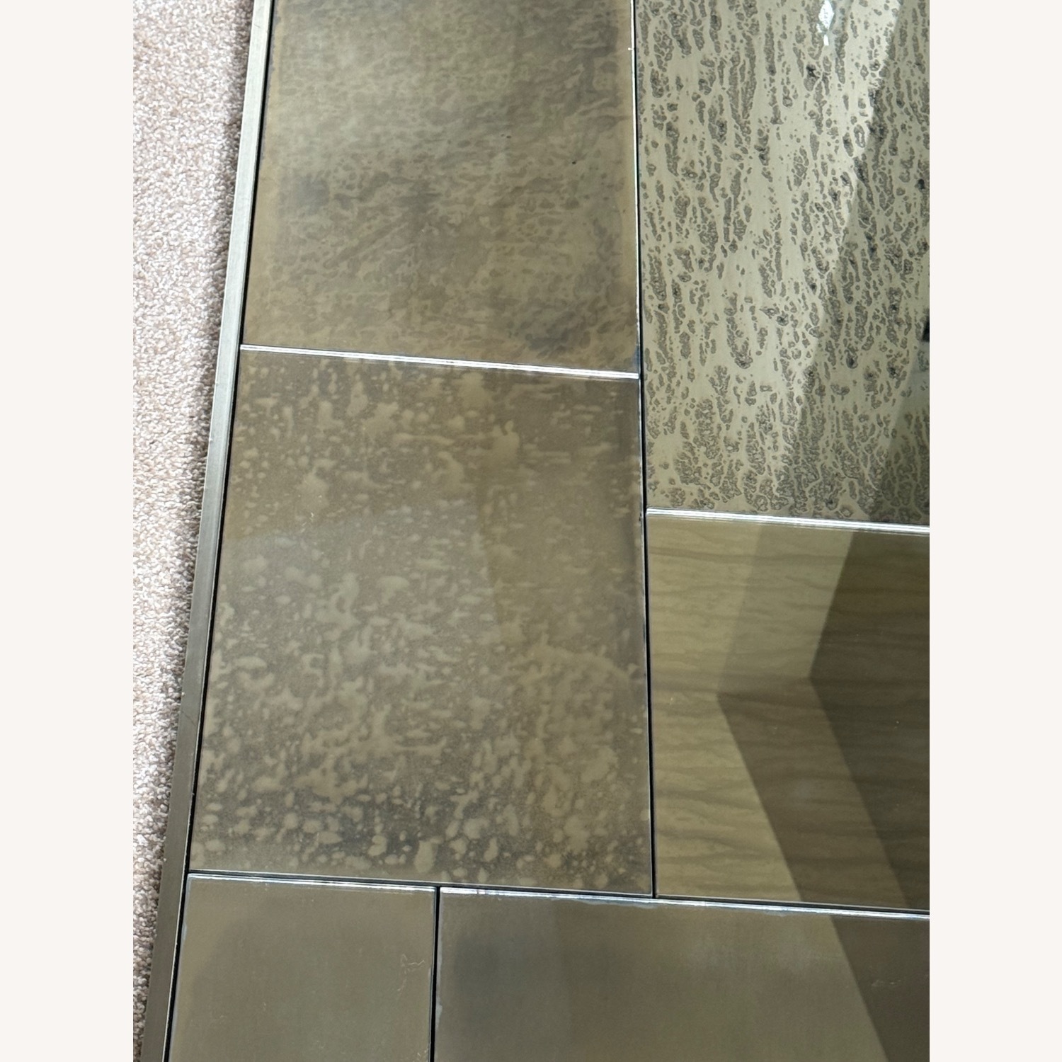 Pottery Barn Antiqued Patchwork Wall Mirror - image-3