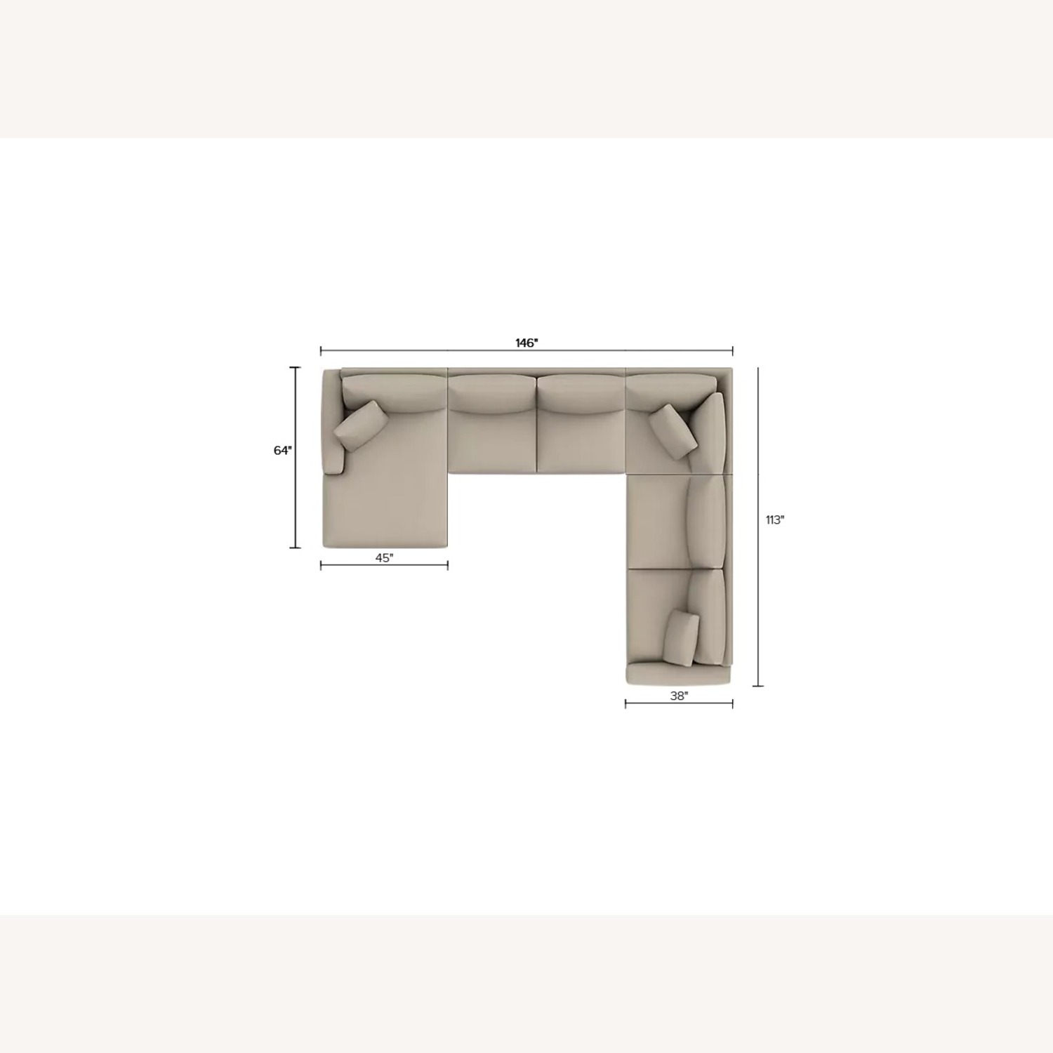 Room & Board Metro Sectional Sofa - image-6