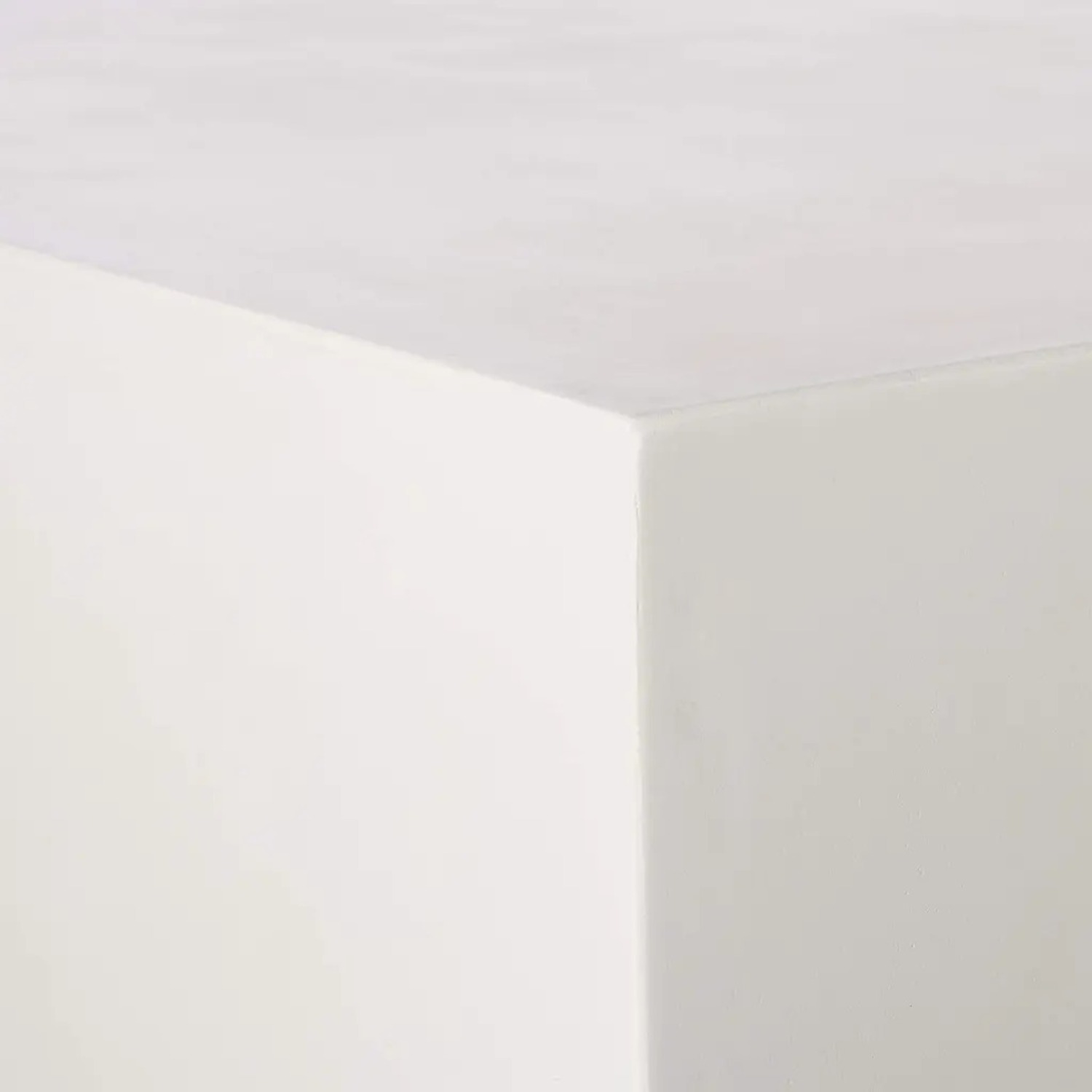 CB2 Mmatter Ivory Cement Table - image-2