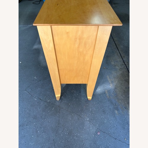 Used Blonde Solid Wood Credenza for sale on AptDeco