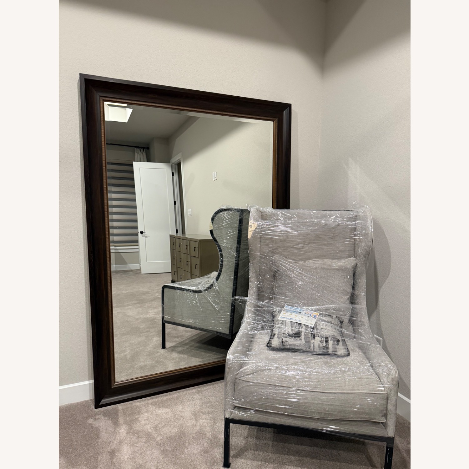 Antique Floor Mirror - image-4