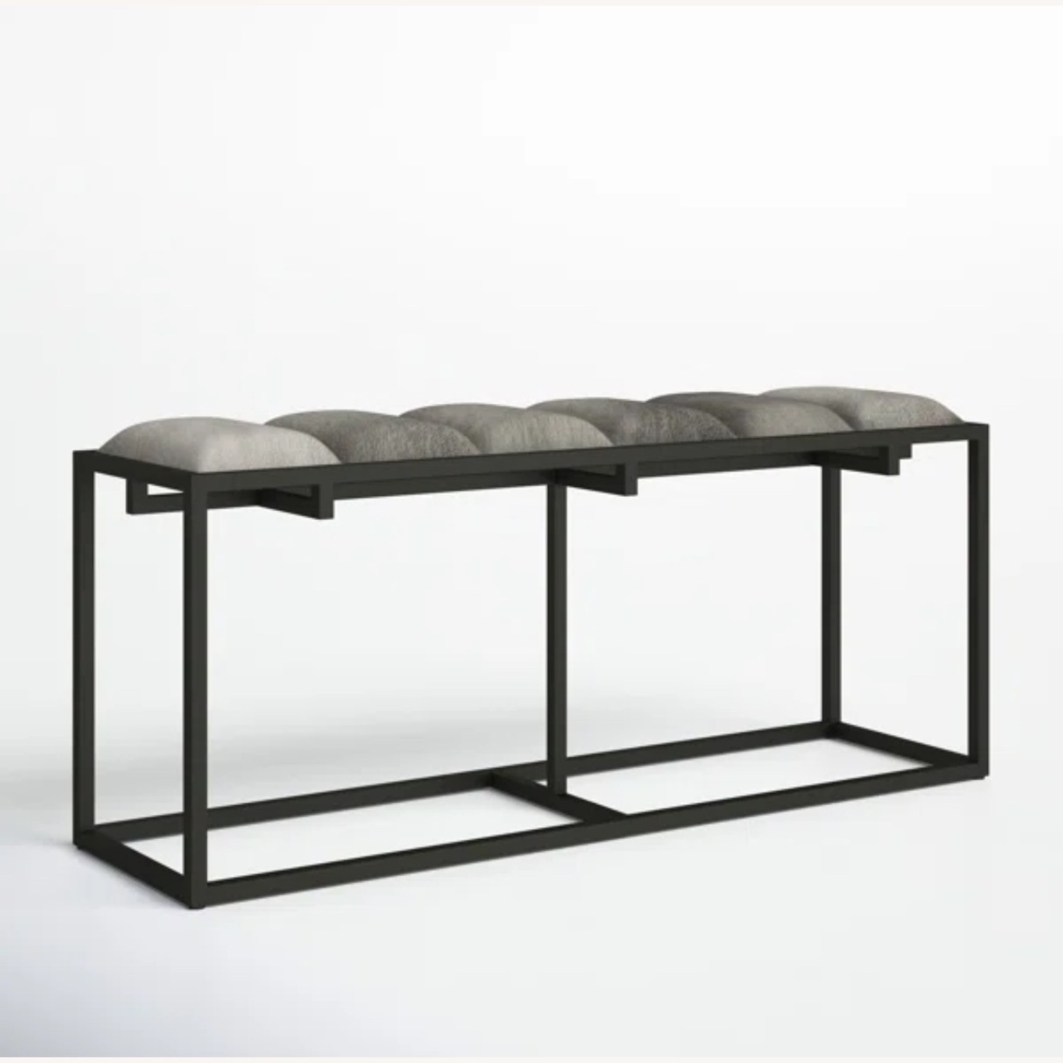 Joss & Main Genuine Leather Upholstered Bench - image-1