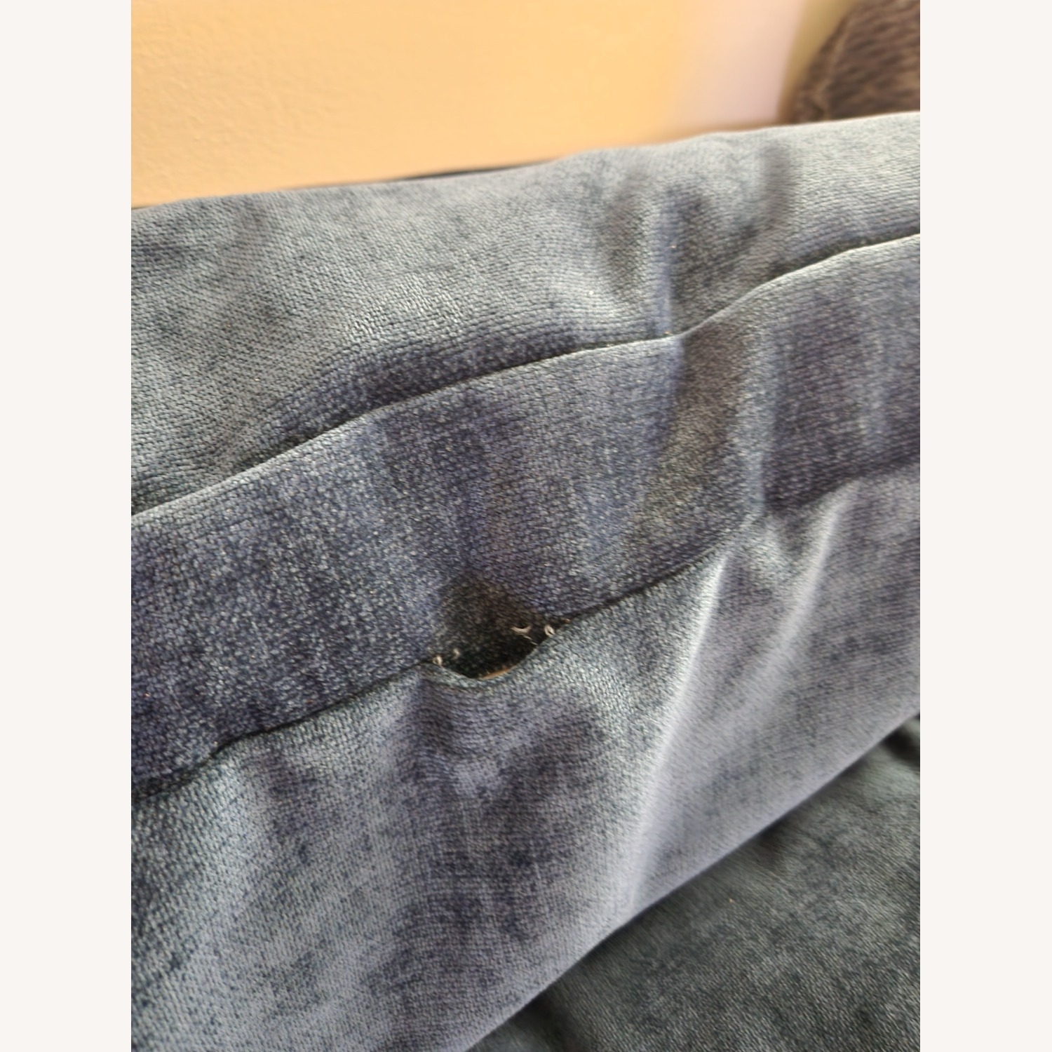 Harmony 104' West Elm Sofa -  ink blue - image-3