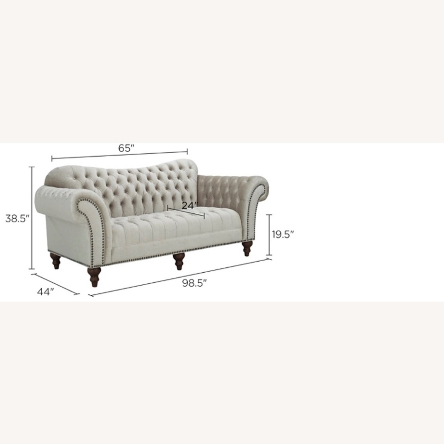 Duchess Sofa in Beige - image-3