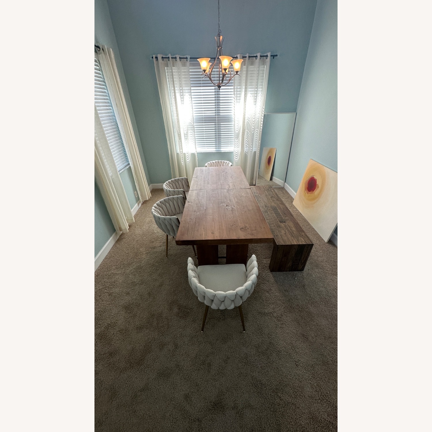 North Reclaimed Wood Dining Table, Rustic Barnwood - image-5