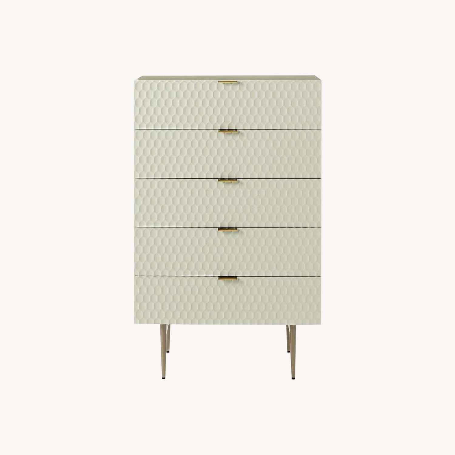 West Elm Audrey Storage 5 Drawer Dresser - image-0